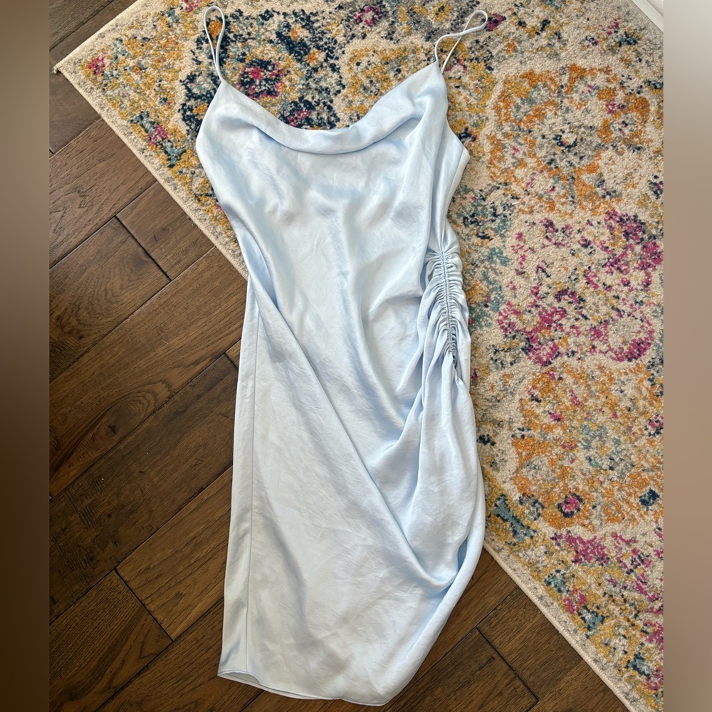 Aritzia Ruched Slip Dress